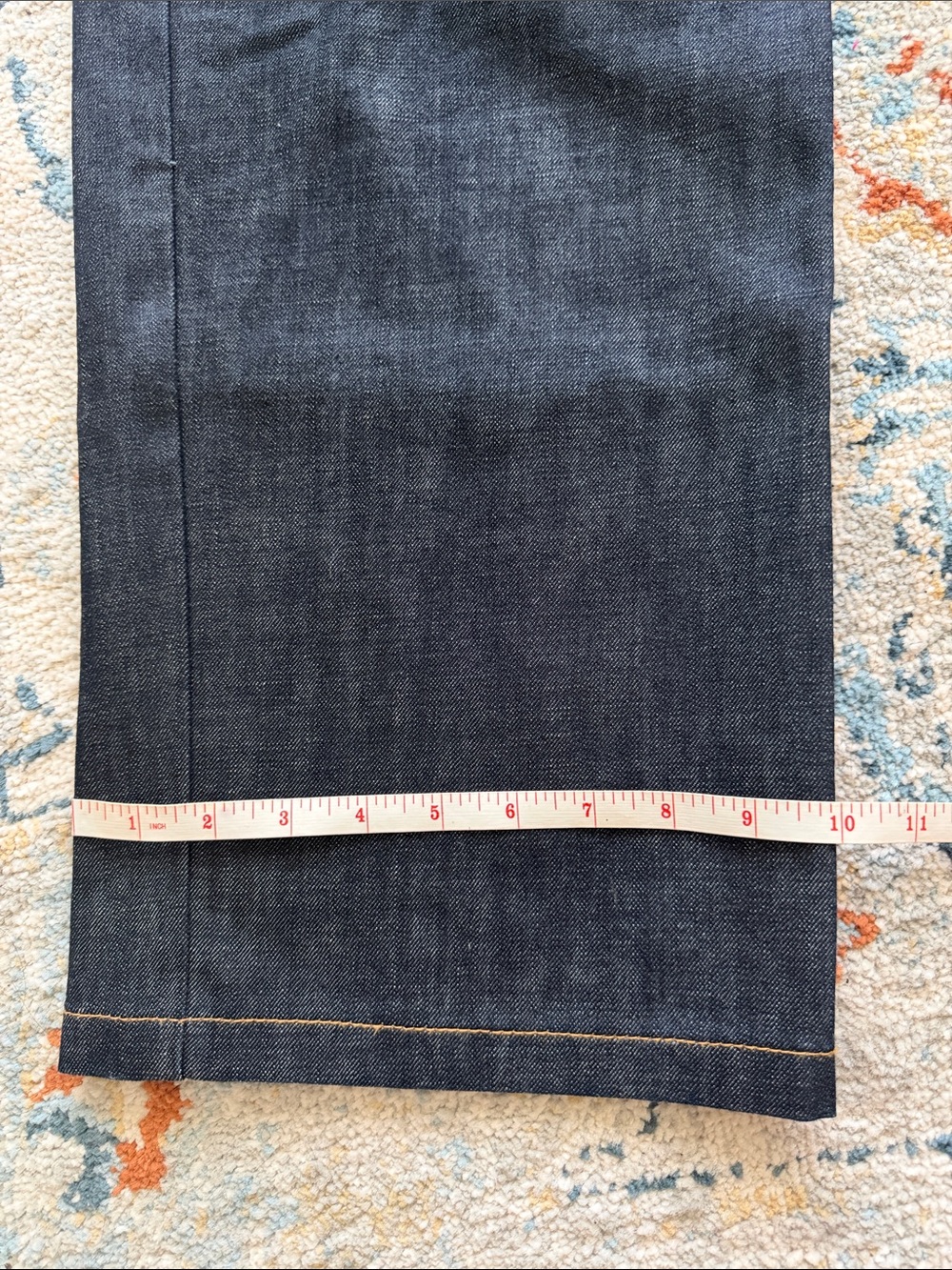 Elwood Men's Dark Blue Straight-Leg Jeans - Picture 3 of 4